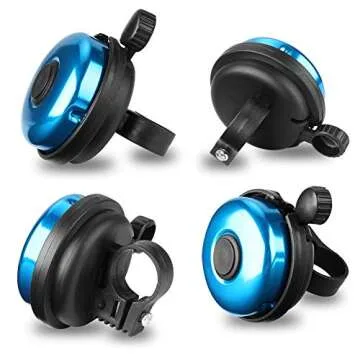 Accmor Classic Bike Bell, Aluminum Bicycle Bell, Loud Crisp Clear Sound Bicycle Bike Bell for Adults Kids