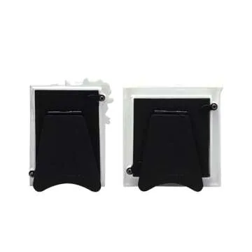 GIFTY GIFTY Vintage Floral Mini Frame Set/Set of 2 / 2x3 & 2.5x2.5 In | For Tabletop Display | Perfect for Home Decor, Wedding, Graduation, Or Milestone Photos (Gold with White)