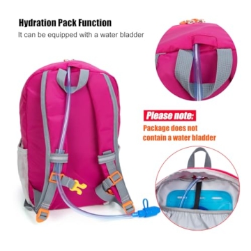 Durable Little Kids Hiking Backpack for Boys and Girls