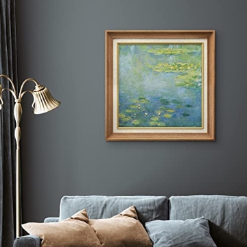 MUDECOR Premium Framed Water Lily Pond Wall Art