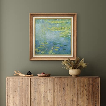 MUDECOR Premium Framed Water Lily Pond Wall Art