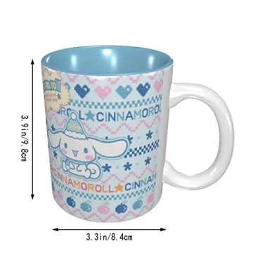 Mugs 14 Oz Coffee Mug , Ceramic Mugs With Large Handle For Coffee Tea Cocoa, Dishwasher Safe, Chip-Free, Lead-Free, Ideal For Morning Coffee