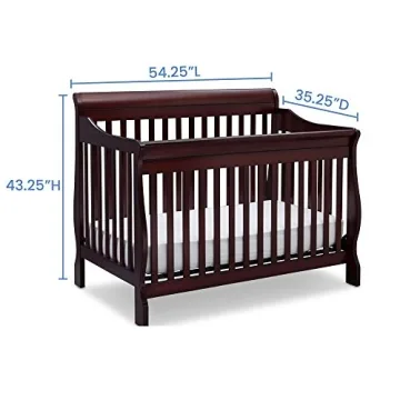 Delta Children Canton 4-in-1 Convertible Crib - Stylish & Safe