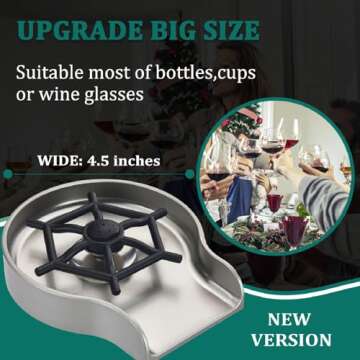 Beati Glass Rinser - Elegant Cup Washer for Kitchen Sink