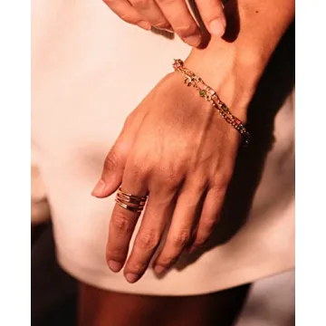 Barzel 18K Gold Plated Statement Ring for Women - Elegant Rose Gold