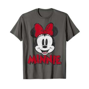 Disney Mickey And Friends Minnie Mouse Classic Portrait Short Sleeve T-Shirt