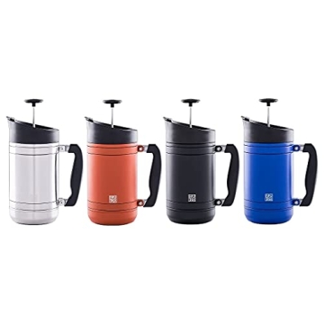 BruTrek BaseCamp Coffee Press - Insulated, Durable & No Spill