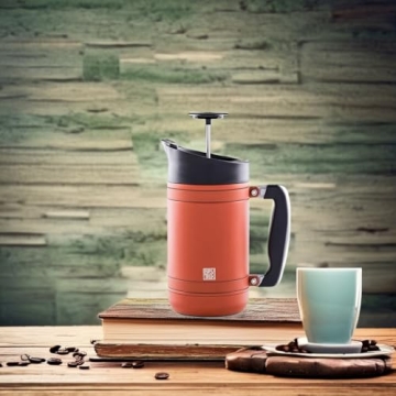 BruTrek BaseCamp Coffee Press - Insulated, Durable & No Spill