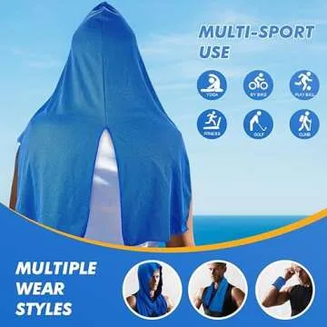 CSITE Cooling Hoodie Towels - Instant Cooling and UPF 50 Protection