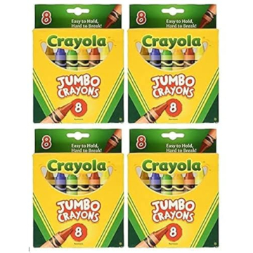 Crayola Jumbo Crayons Perfect for Toddlers - 8ct Pack