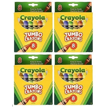 Crayola Jumbo Crayons Perfect for Toddlers - 8ct Pack