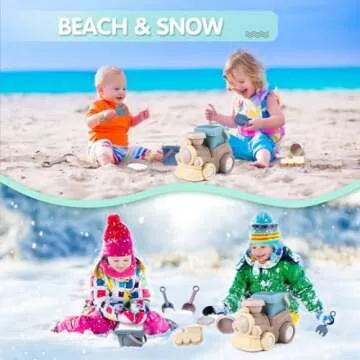 zeeloopbee Beach Toys Set for Kids Ages 4-8