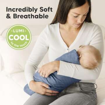 4-Pack Muslin Swaddle Blankets for Baby Boys, Girls - Organic Baby Blankets for Girl, Boy, Baby Swad...