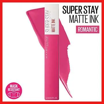 Maybelline Super Stay Matte Ink Liquid Lipstick Makeup, Long Lasting High Impact Color, Up to 16H We...