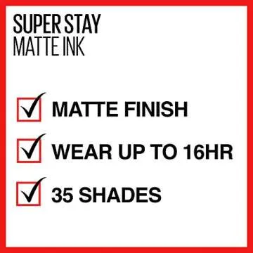 Long Lasting Maybelline Super Stay Matte Ink Liquid Lipstick
