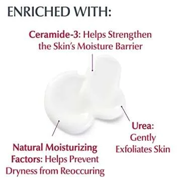Eucerin Roughness Relief Body Lotion for Extremely Dry, Rough Skin, Urea Enriched Body Moisturizer, 16.9 Fl Oz Bottle