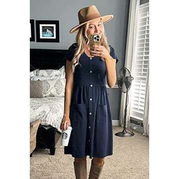 Buy OUGES Summer Midi Dress - Comfy & Stylish!