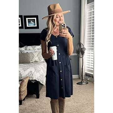 Buy OUGES Summer Midi Dress - Comfy & Stylish!