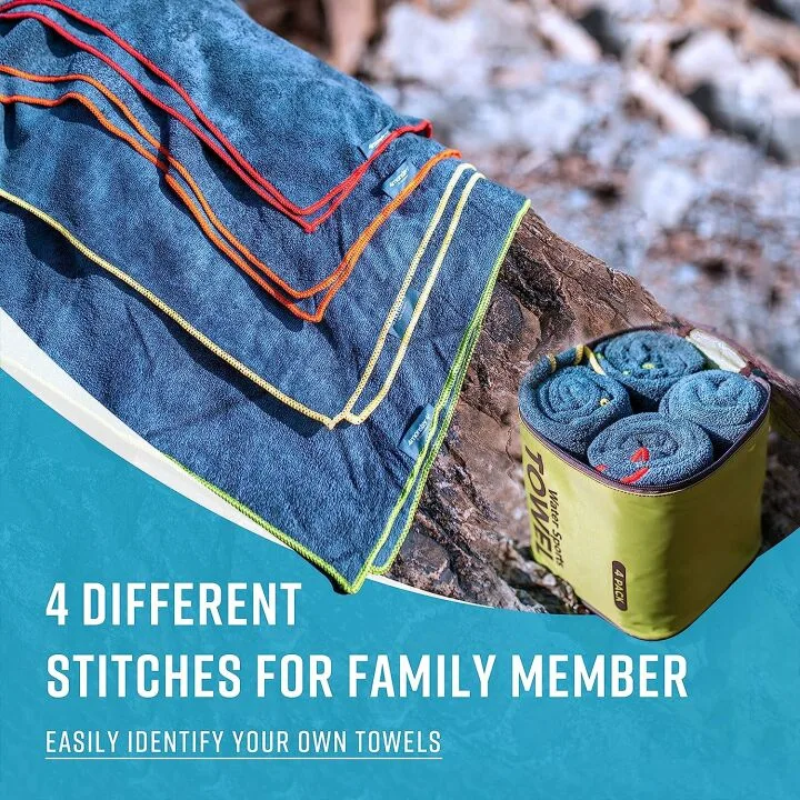 4Monster Quick Dry Microfiber Camping Towel Set