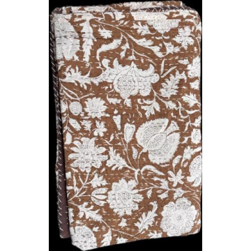 Hippie Floral Handmade Kantha Quilt - Vintage Throw Blanket