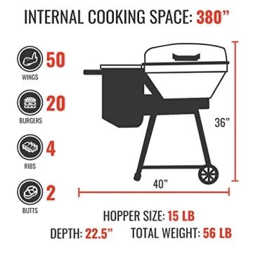 recteq RT-B380 Bullseye Pellet Grill - Premium BBQ