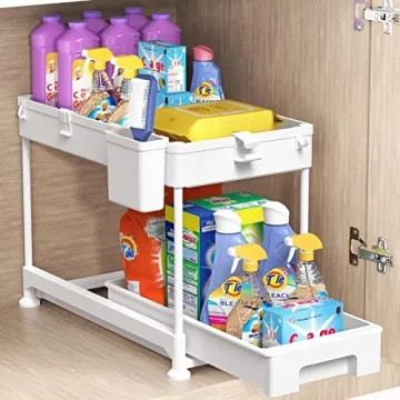 SPACEKEEPER Under Sink Organizer - Versatile Storage Solution for Home Organization