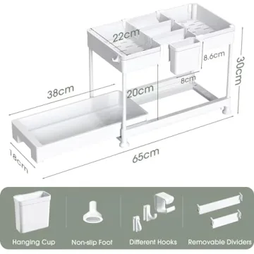 SPACEKEEPER Multi-purpose Under Sink Organizer for Every Home