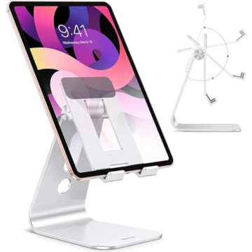 OMOTON Adjustable Tablet Stand for iPad Pro Air Mini Stability