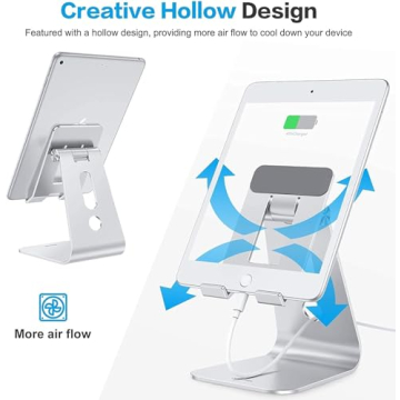 OMOTON Adjustable Tablet Stand for iPad Pro Air Mini Stability