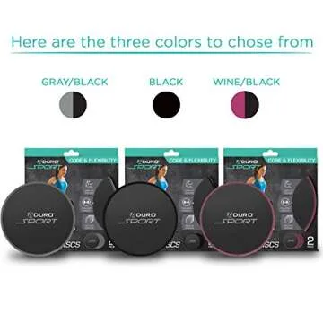 Aduro Exercise Sliders for Core Workouts on Any Surface