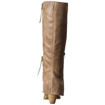 Not Rated Women's Sassy Classy Riding Boot in Taupe