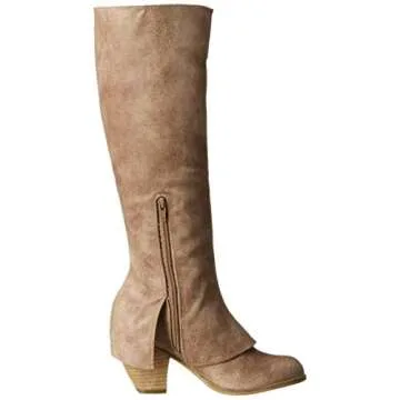 Not Rated Women's Sassy Classy Riding Boot in Taupe