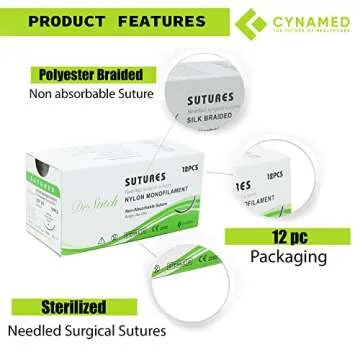 CynaMed Suture Thread – Quality Sutures for Training