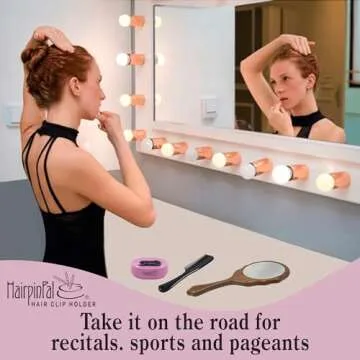 HairpinPal Magnetic Bobby Pin Holder for Effortless Organization