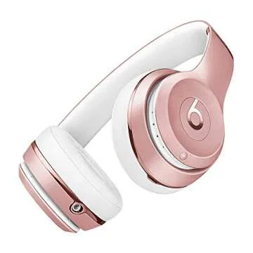 Beats Solo3 Wireless Headphones - Rose Gold (Latest Model) - MX442LLA (Renewed)