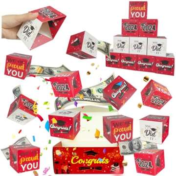 Graduation Gifts - Surprise Graduation Money Box - Funny Graduation Gifts 2024 High School Ideas Dec...