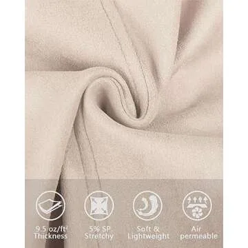 Fuinloth Women's Faux Suede Skirt Button Closure A-Line High Wasit Mini Short Skirt 2023 Cream Large (US 12-14)