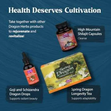 Dragon Herbs He Shou Wu - Energy, Mood & Hair Support