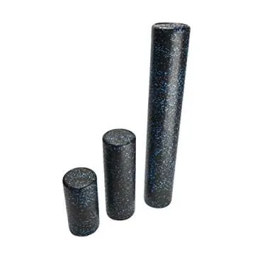 Foam Roller, LuxFit Speckled Foam Rollers for Muscles Physical Therapy Deep Tissue Muscle Massage (Red, 12 Inch)