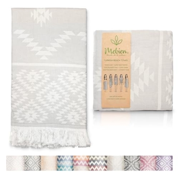 Luxury Vintage Grey Turkish Towels - Quick Dry, Sand Free & Oversized