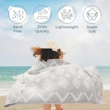 Quick Dry Sand Free Oversized Turkish Beach Towels