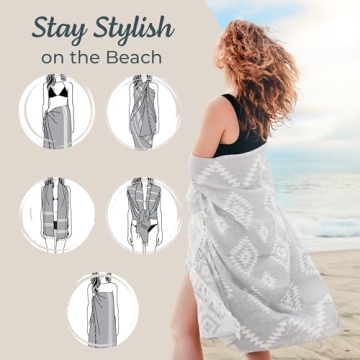 Quick Dry Sand Free Oversized Turkish Beach Towels