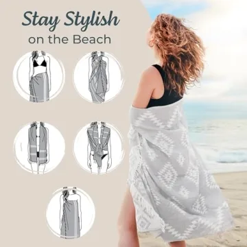 Quick Dry Sand Free Oversized Turkish Beach Towels