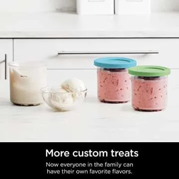 Ninja Creami Pint Containers - Colorful & Dishwasher Safe