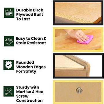 Wood Designs 10 Piece Block Set for Imaginative Play