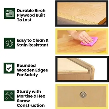 Wood Designs 10 Piece Block Set for Imaginative Play