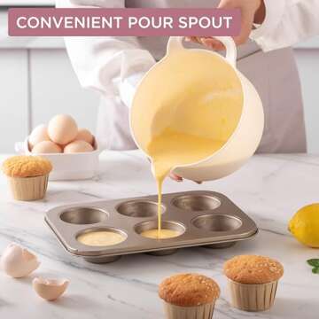 Cook with Color 4-Piece Mixing Bowl Set with Pour Spouts