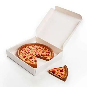 The Queen's Treasures Pizza Queen 18 Inch Doll Pepperoni Pizza with Cut Slice and Authentic Style Pi...