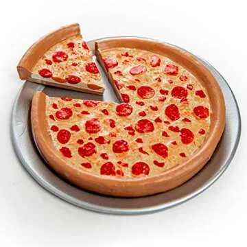 Authentic 18 Inch Doll Pepperoni Pizza with Pizza Queen Box