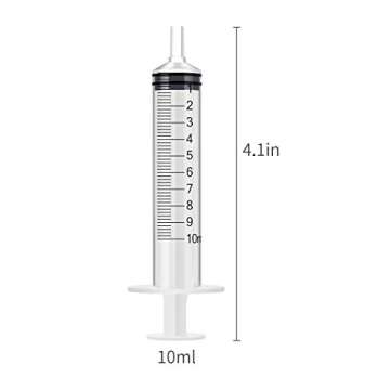 10ml Plastic Syrinages for Pet Care, Gardening & More